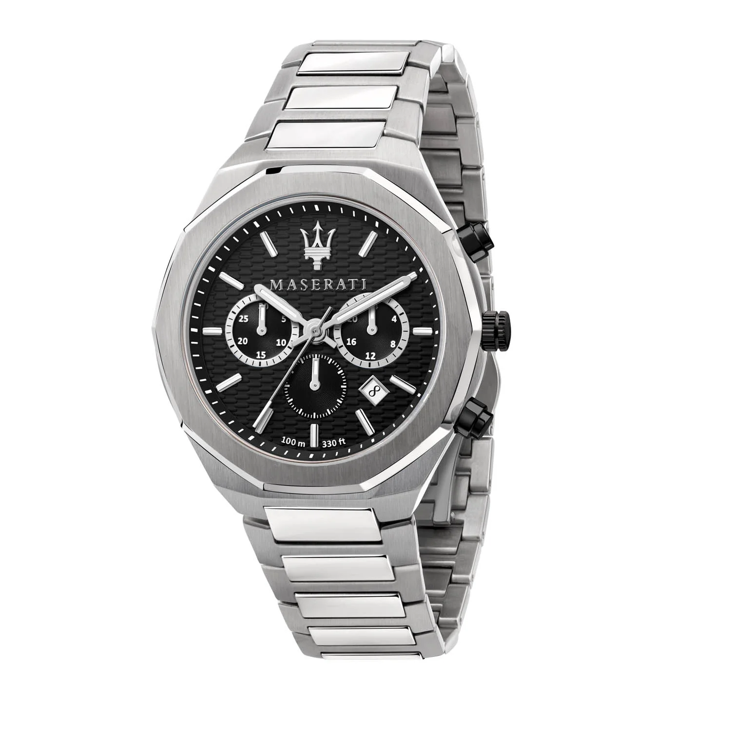 Stile Silver Chronograph Watch