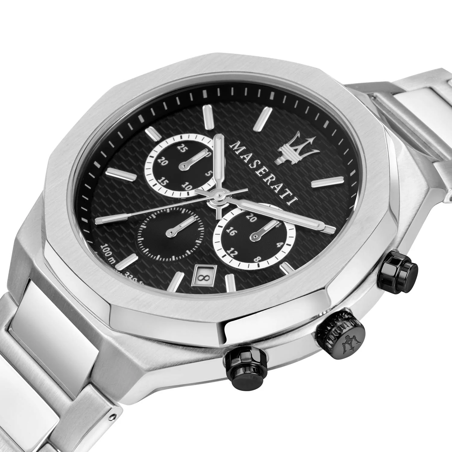 Stile Silver Chronograph Watch - Image 2