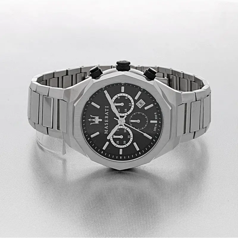 Stile Silver Chronograph Watch - Image 3