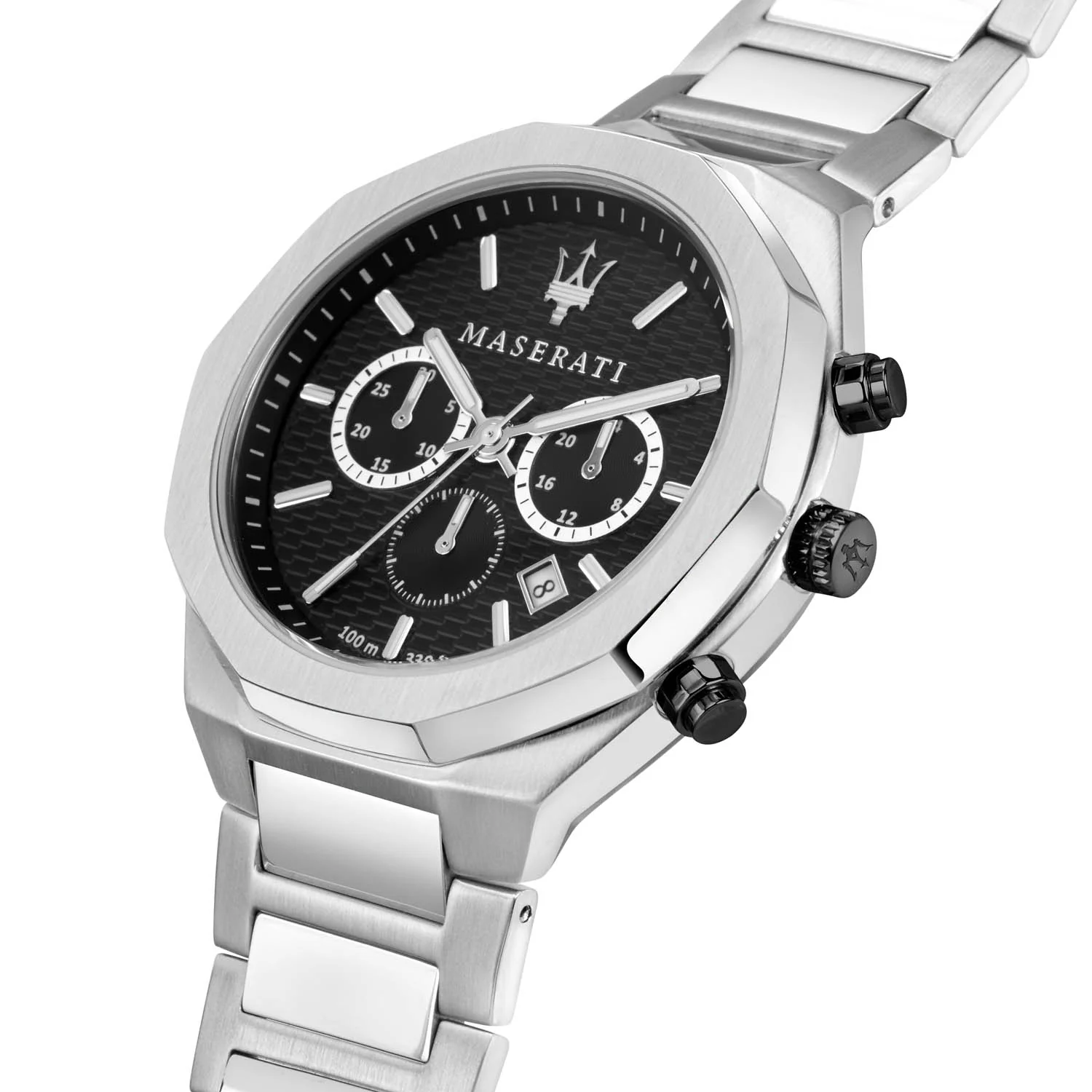 Stile Silver Chronograph Watch - Image 4