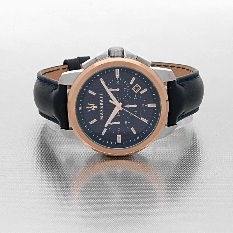 Successo Navy Blue Chronograph Watch - Image 3