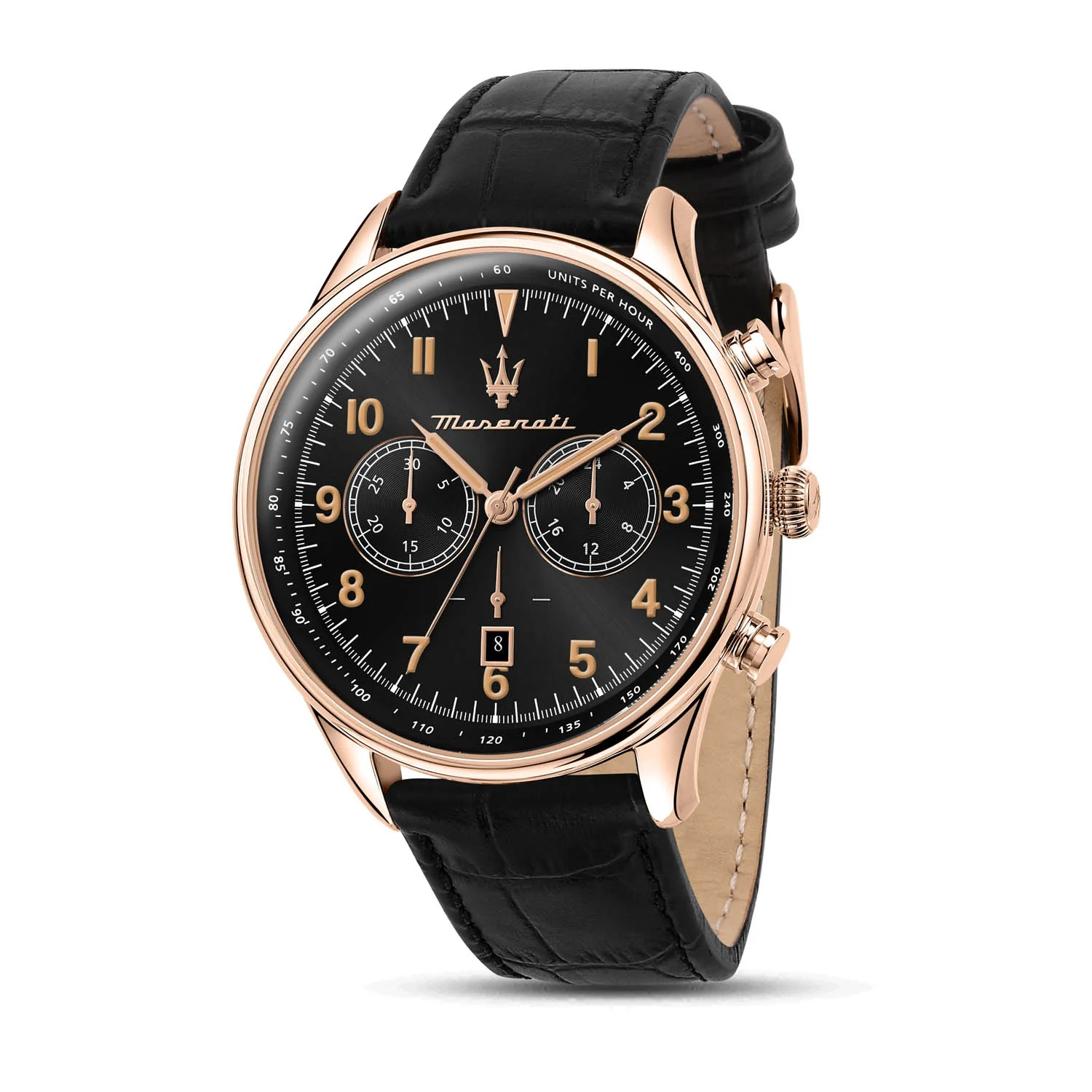 Tradizione Black 45mm Chronograph Watch