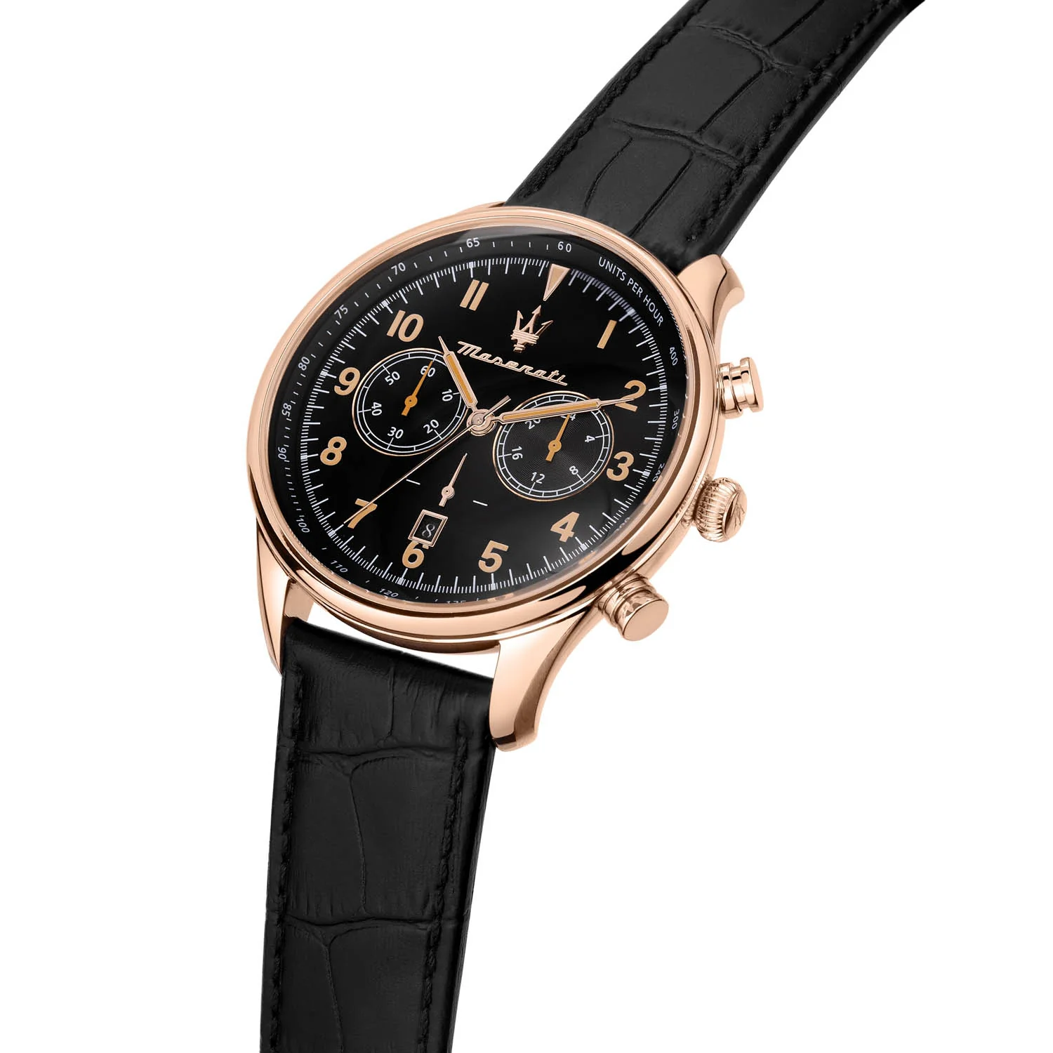 Tradizione Black 45mm Chronograph Watch - Image 2