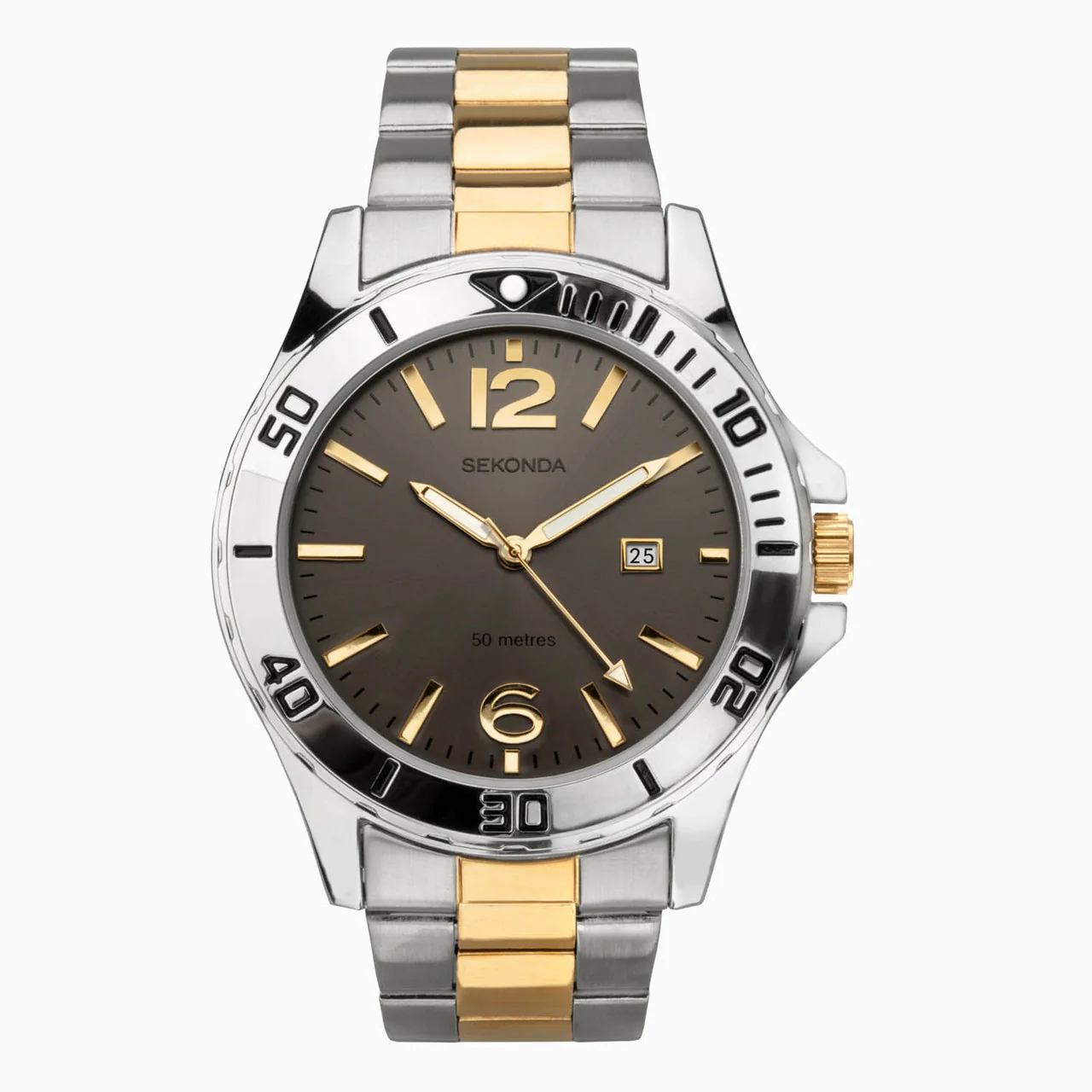 Men's Silver & Gold Watch - SK1916