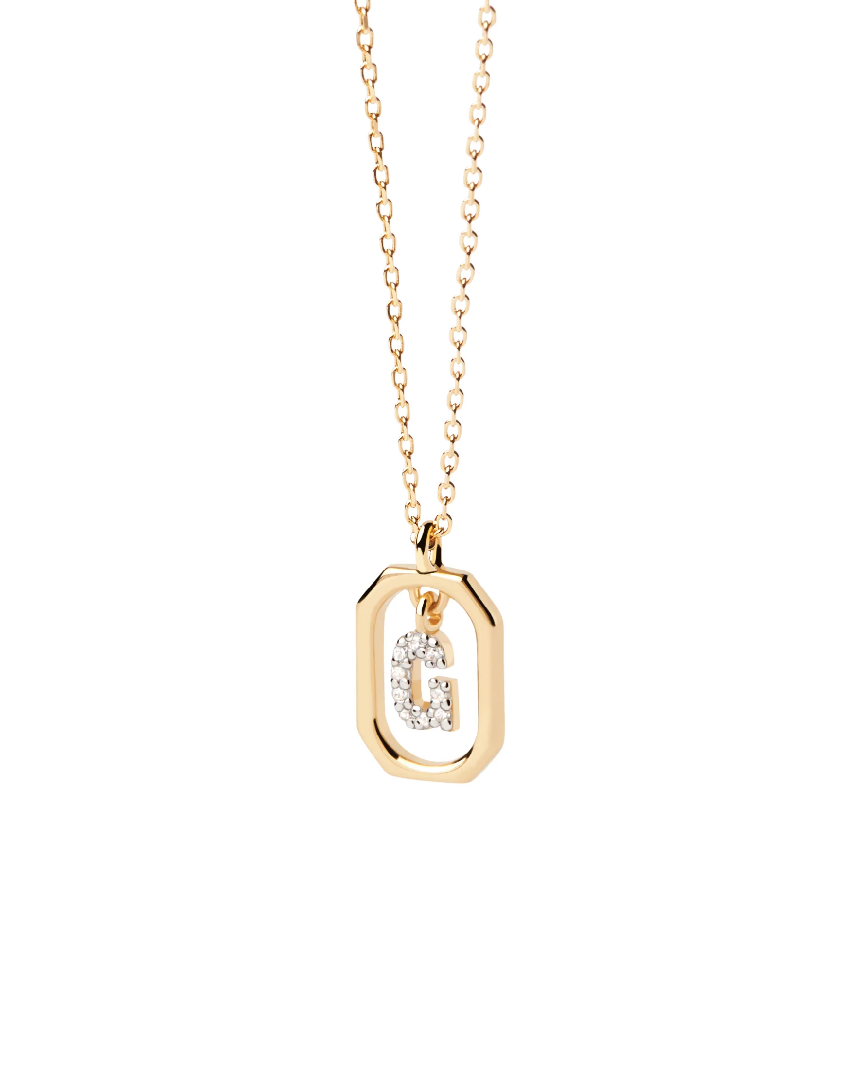 MINI LETTER G GOLD NECKLACE - Image 3