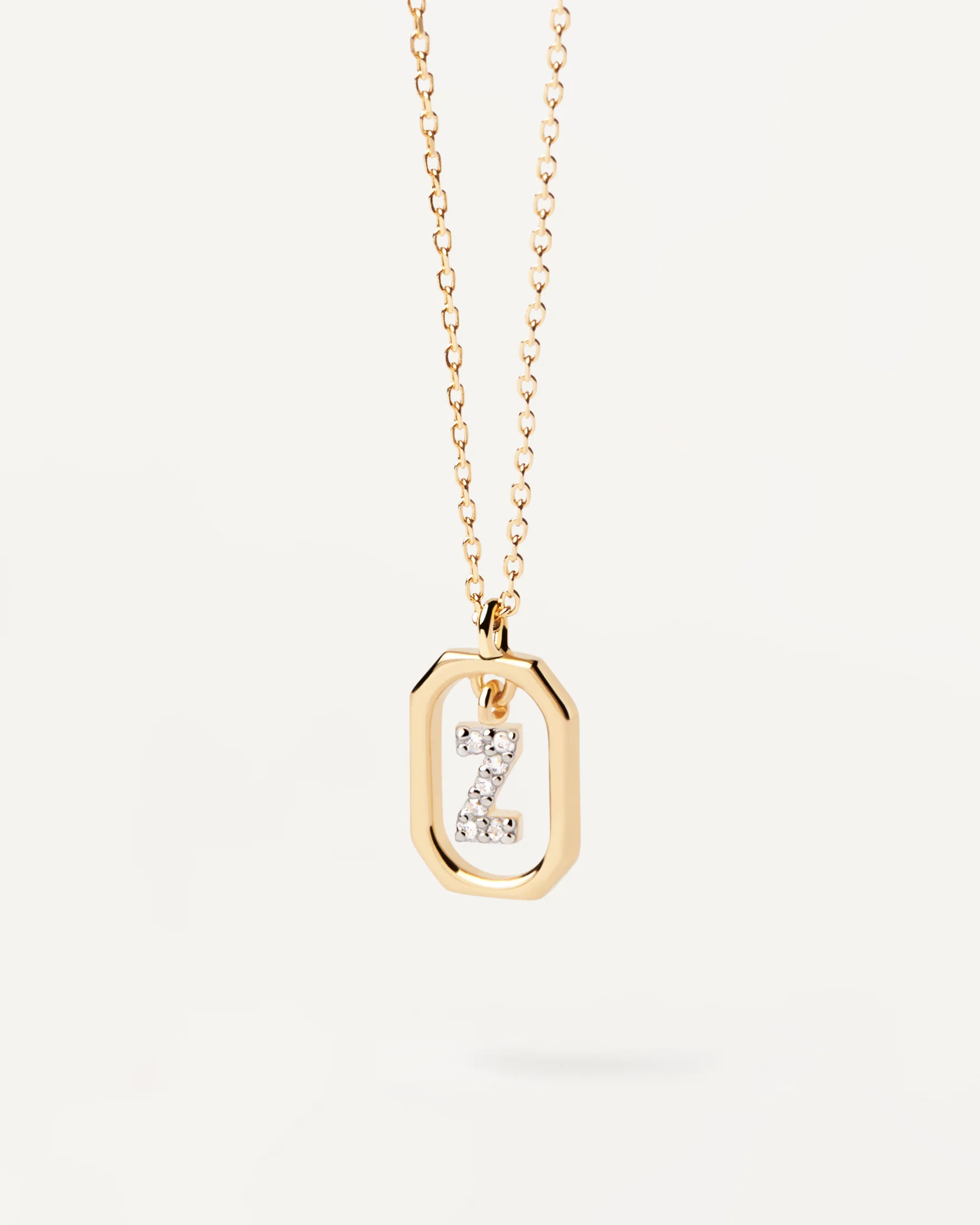 MINI LETTER Z GOLD NECKLACE