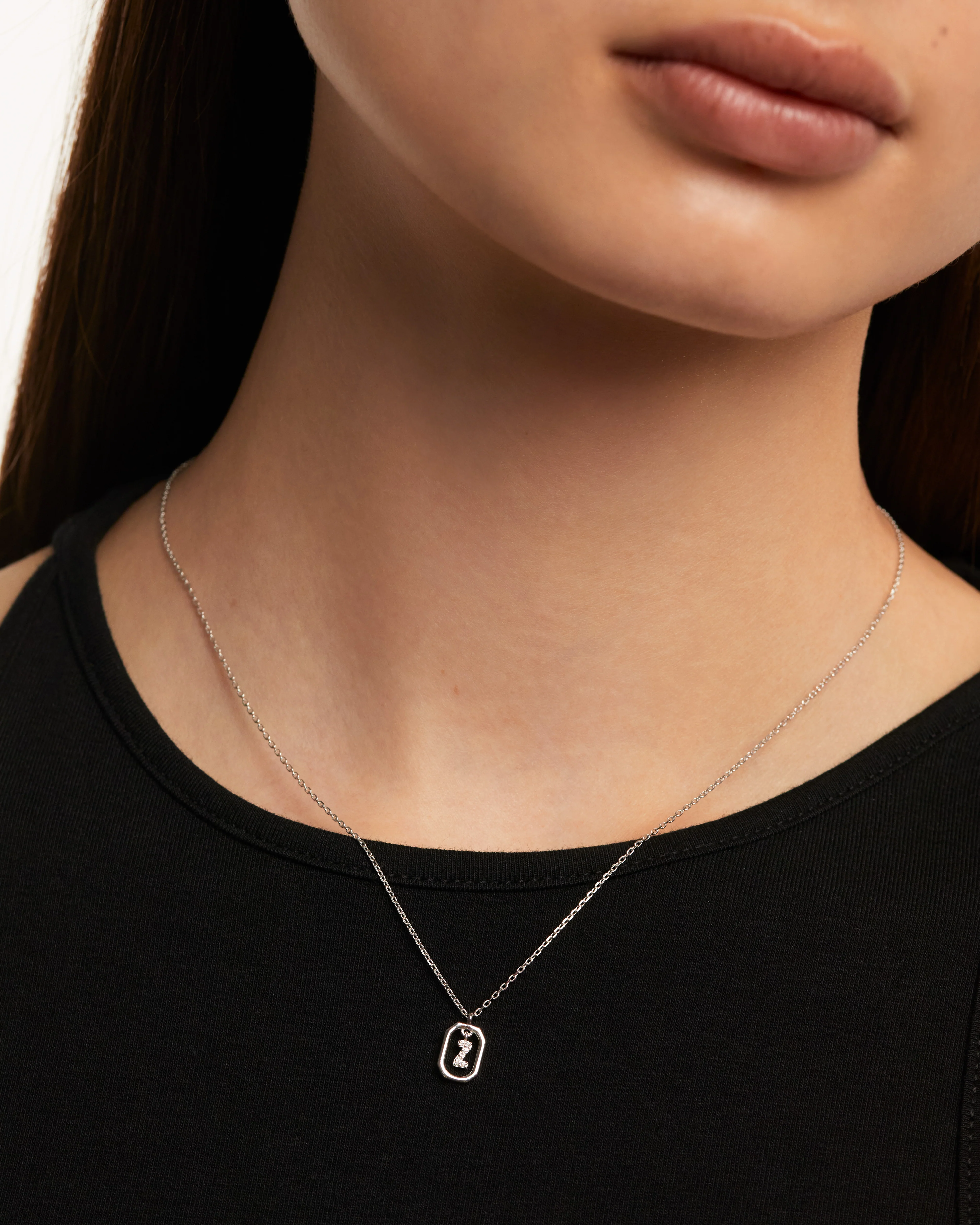 MINI LETTER Z SILVER NECKLACE - Image 2