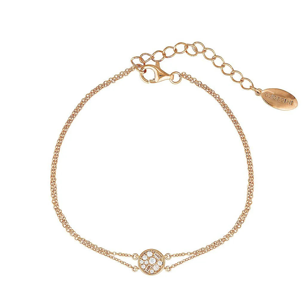 Mini Mosaic Rose Gold Bracelet - IB176RG