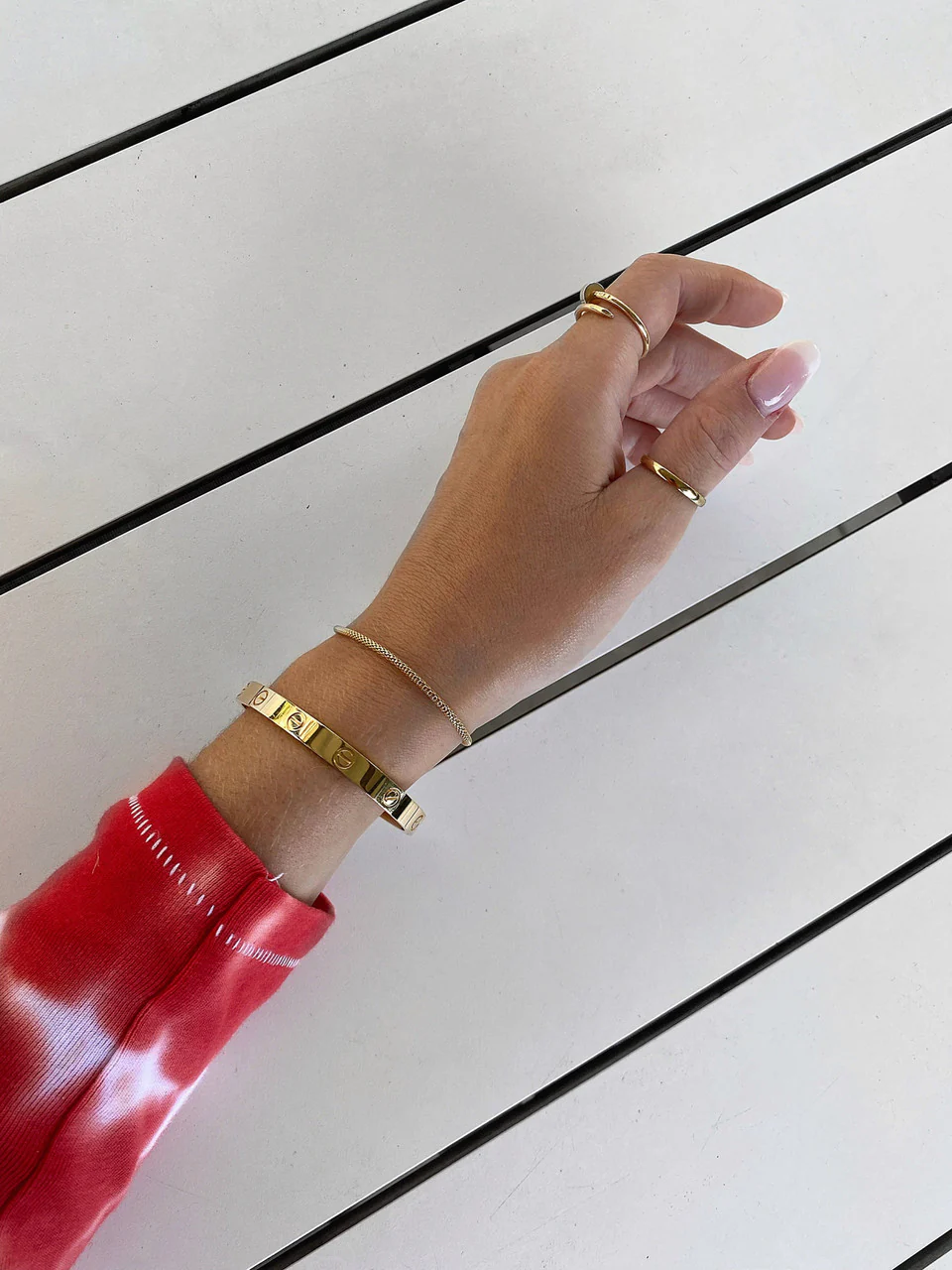 Minimalist Gold Ring - TP4303 - Image 4