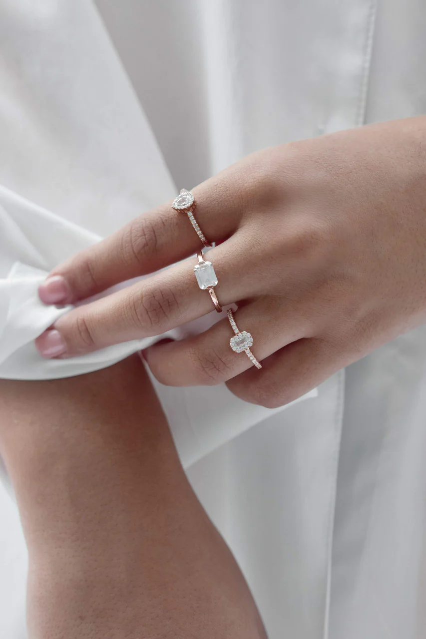 Monaco Rose Gold Ring -  IR431Rg - Image 2