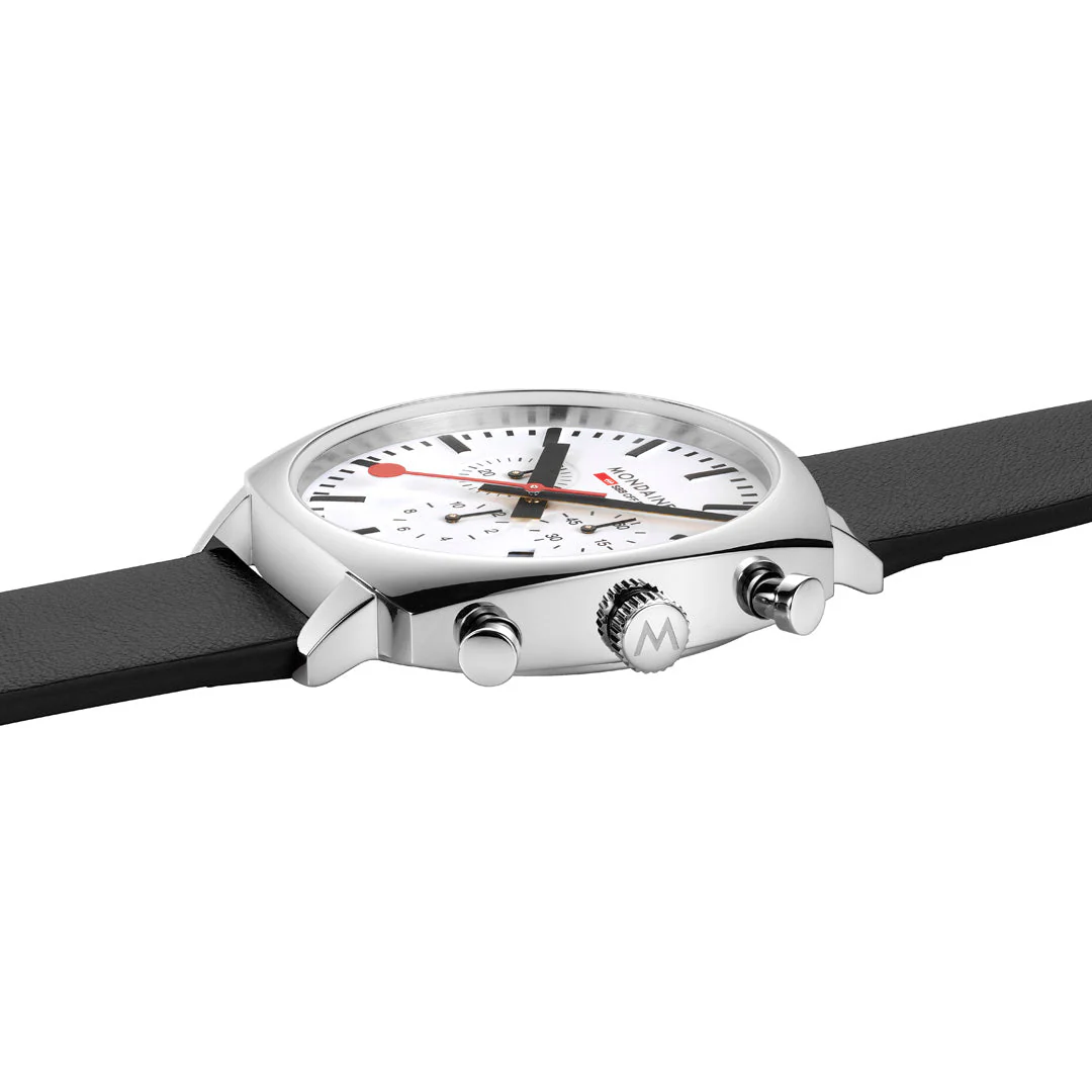 Official Swiss Railways Grand Cushion 41mm Vegan Grape Leather Watch Set - Image 5