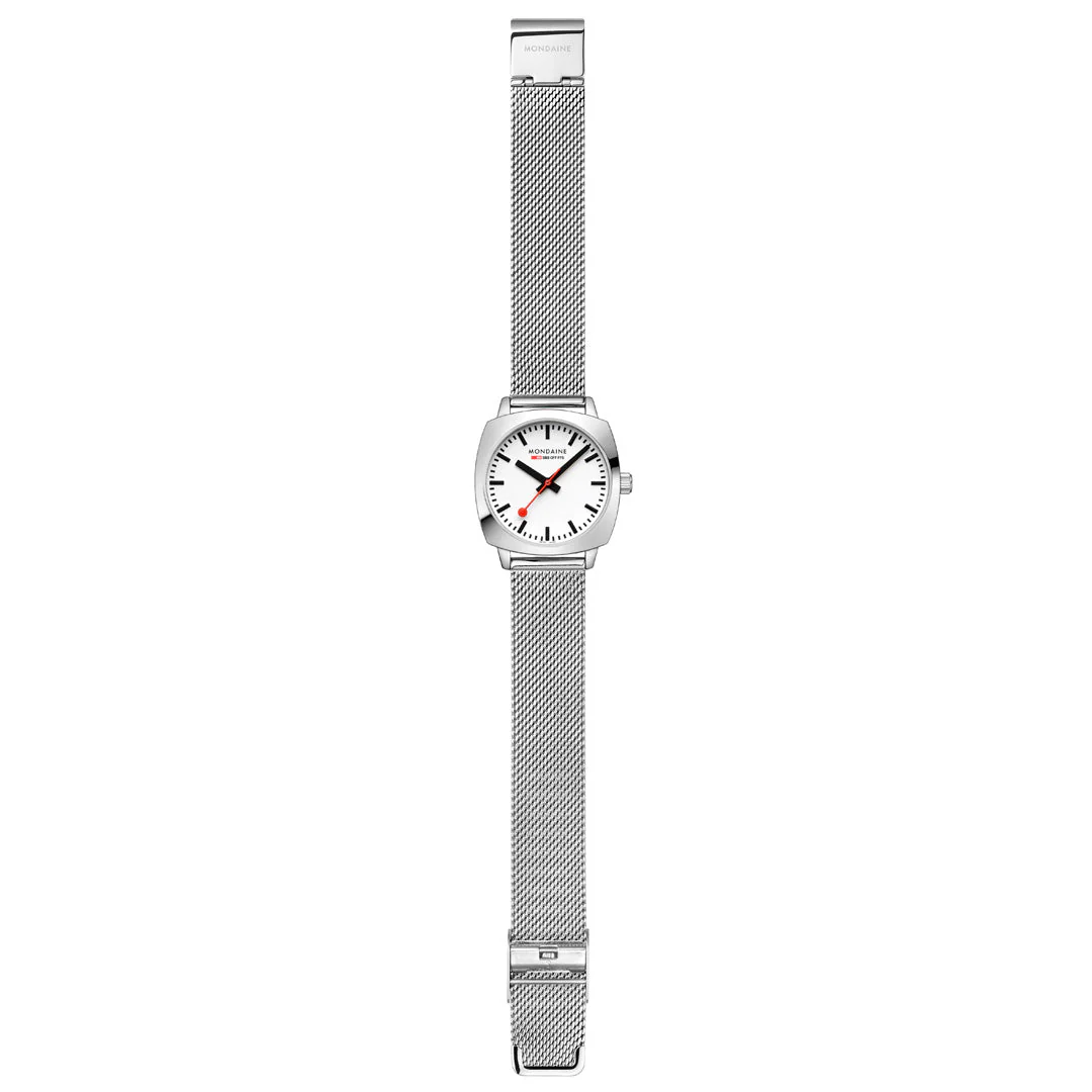 Official Swiss Railways Petite Cushion 31mm Stainless Steel Watch - Image 4