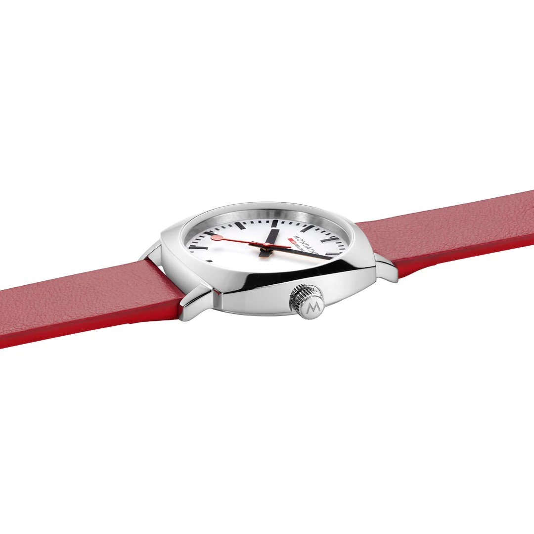 Official Swiss Railways Petite Cushion 31mm Vegan Leather Watch - Image 4