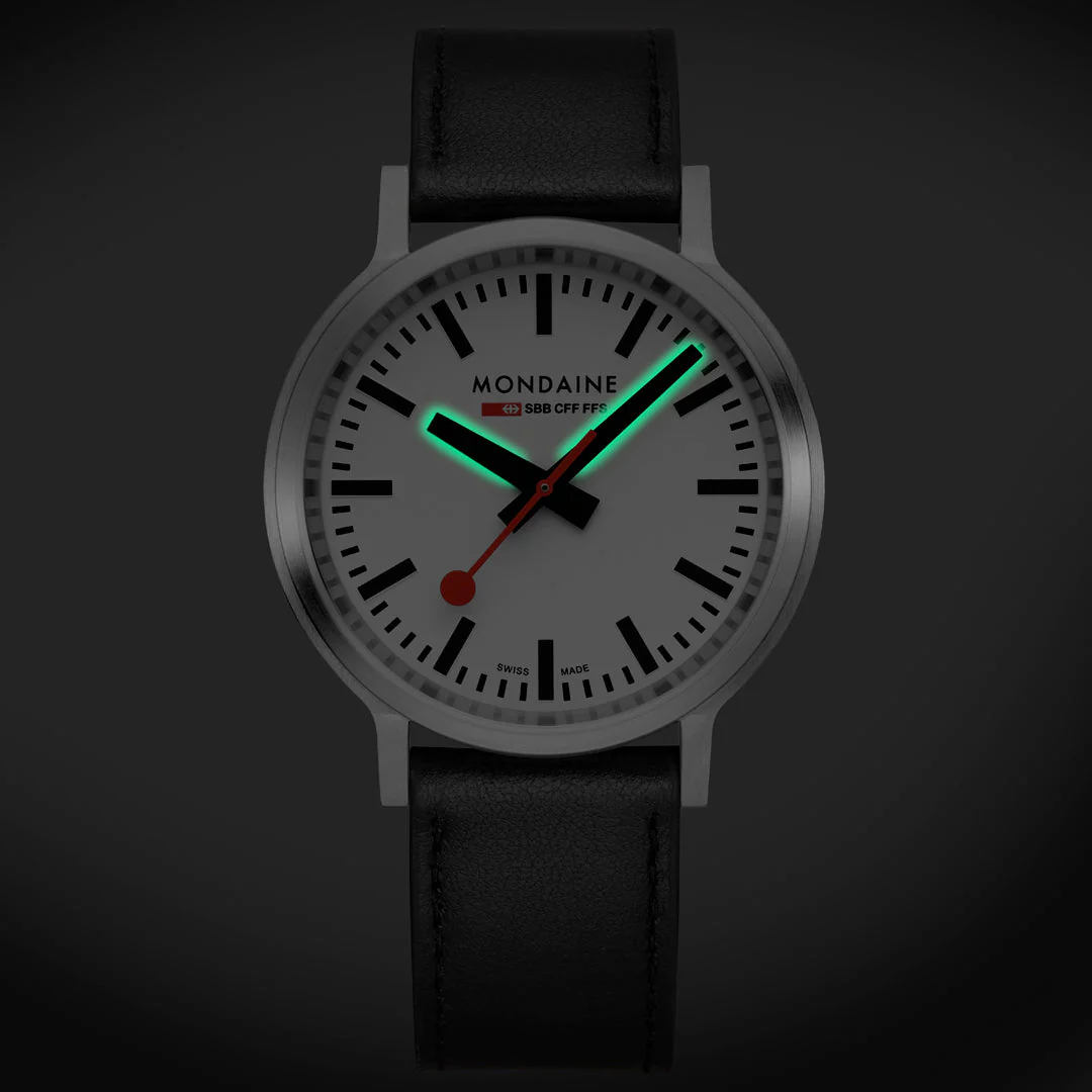 Mondaine Official Swiss Railways Stop2Go Automatic BackLight 41mm Watch - Image 8