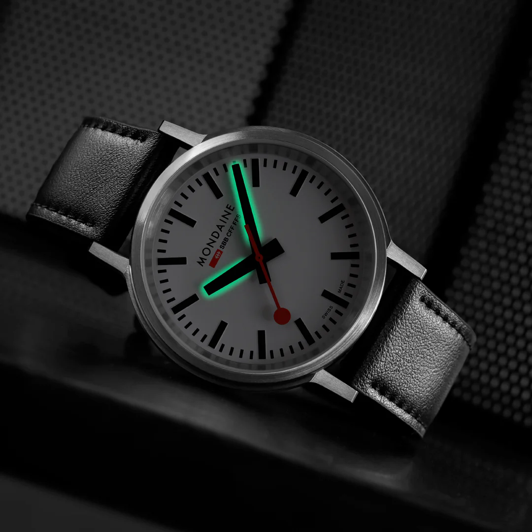 Mondaine Official Swiss Railways Stop2Go Automatic BackLight 41mm Watch - Image 9