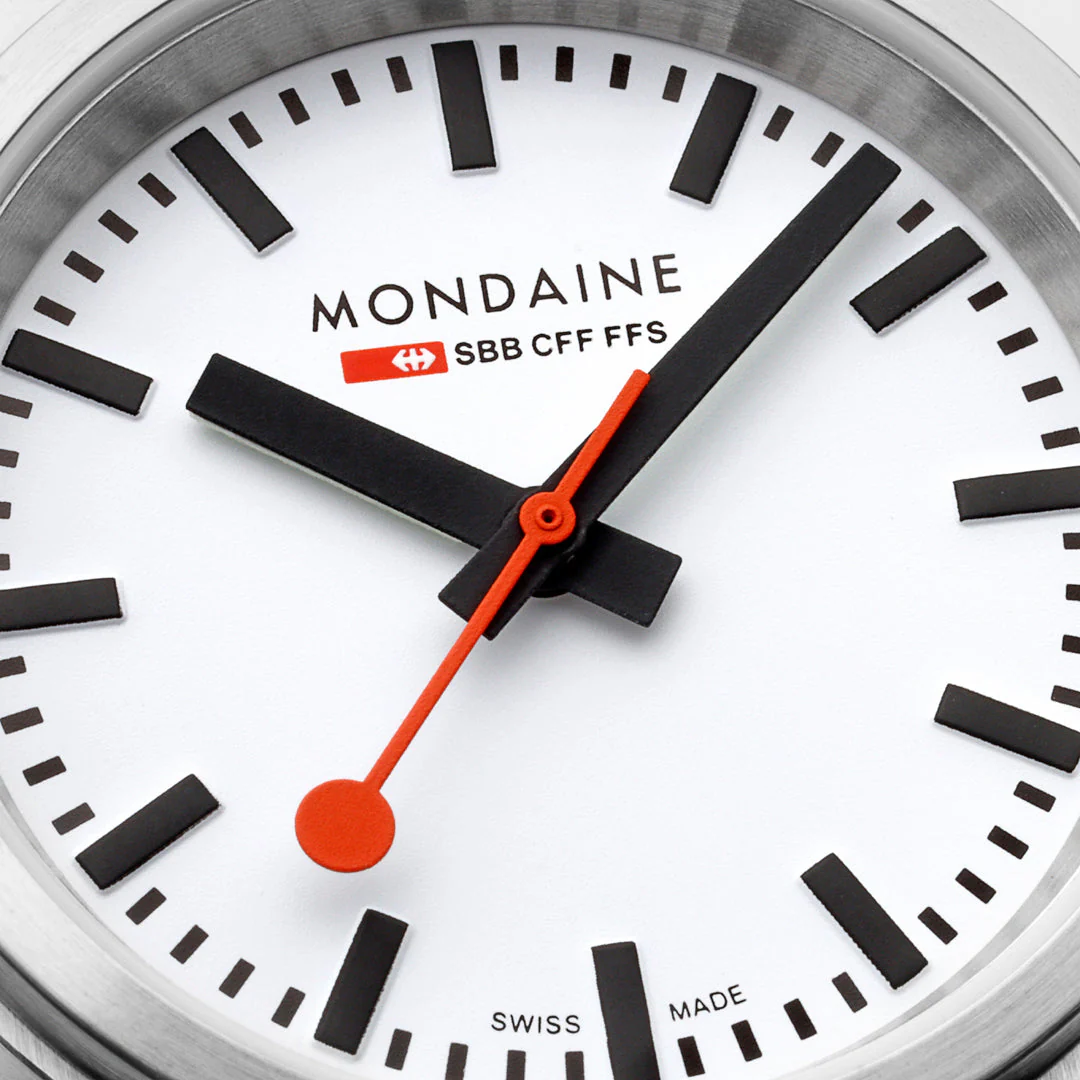 Mondaine Official Swiss Railways Stop2Go Automatic BackLight 34mm Watch - Image 7