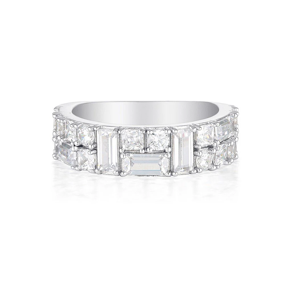 Mosaic Silver Band
