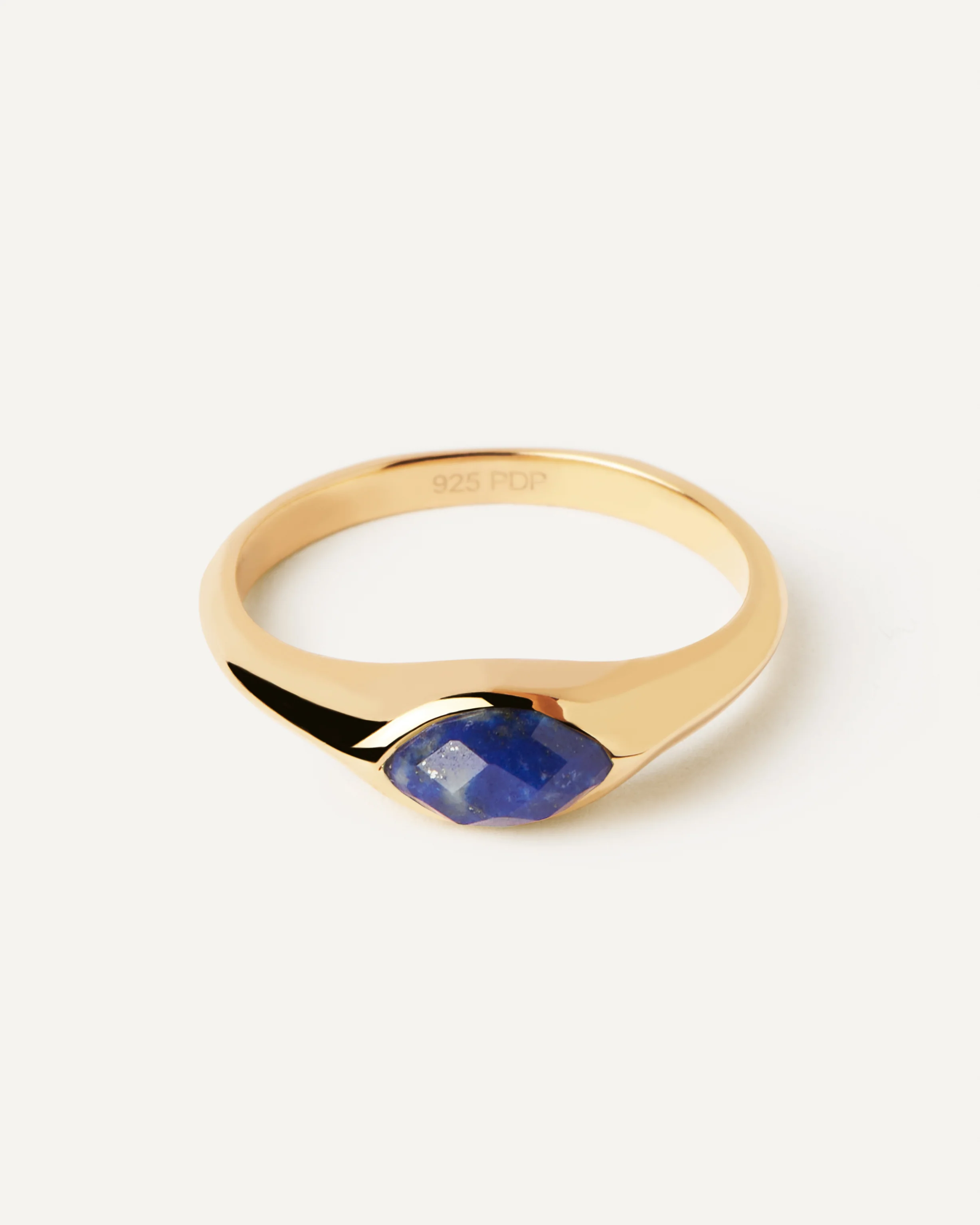 Nomad Lapis Lazuli Stamp Ring  Size 10 - Image 6