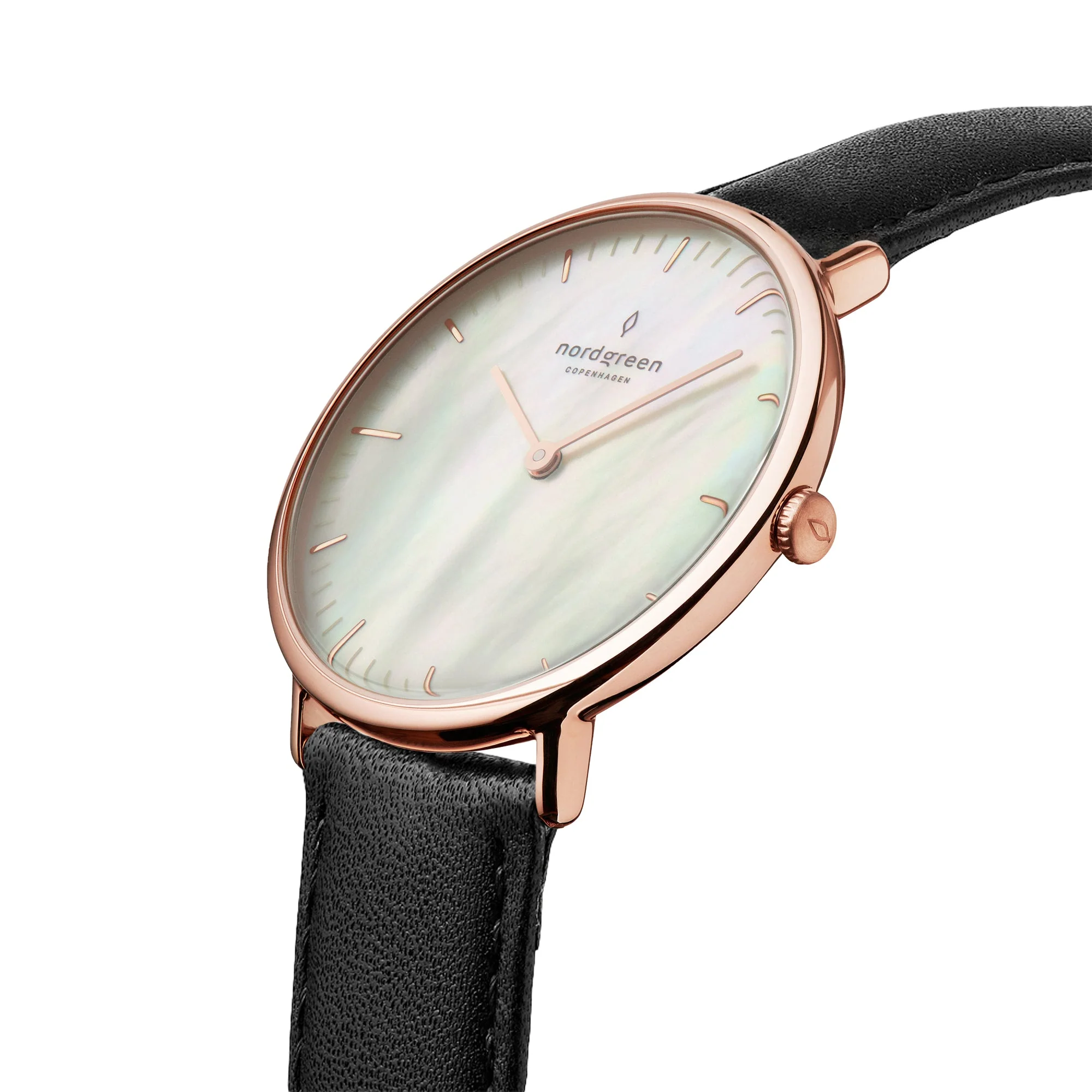 Nordgreen Native 28mm Mother of Pearl Gold Watch - Image 2