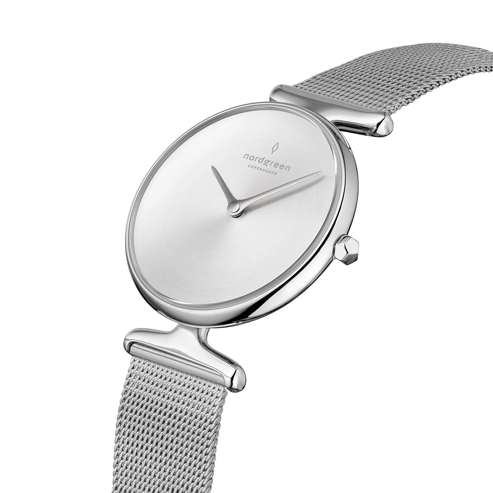Nordgreen Unika Silver Mesh 28mm Watch - Image 2