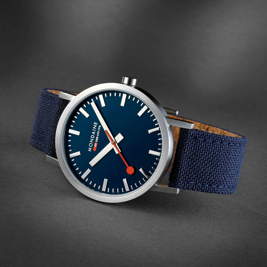 Official Swiss Railways Classic Deep Blue 40mm Watch - A660.30360.40SBD - Image 5