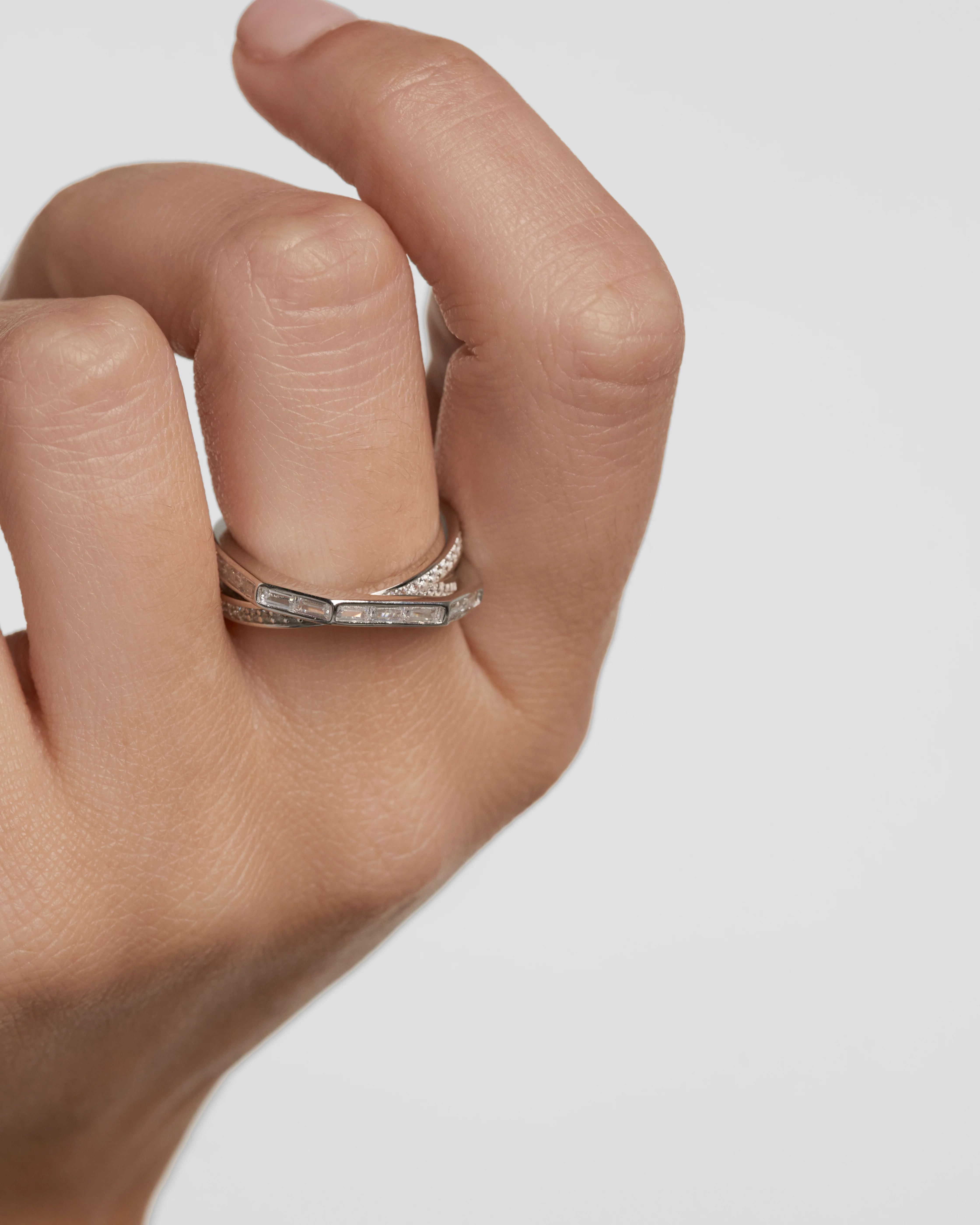 Olivia Silver Ring Size 18 - Image 5