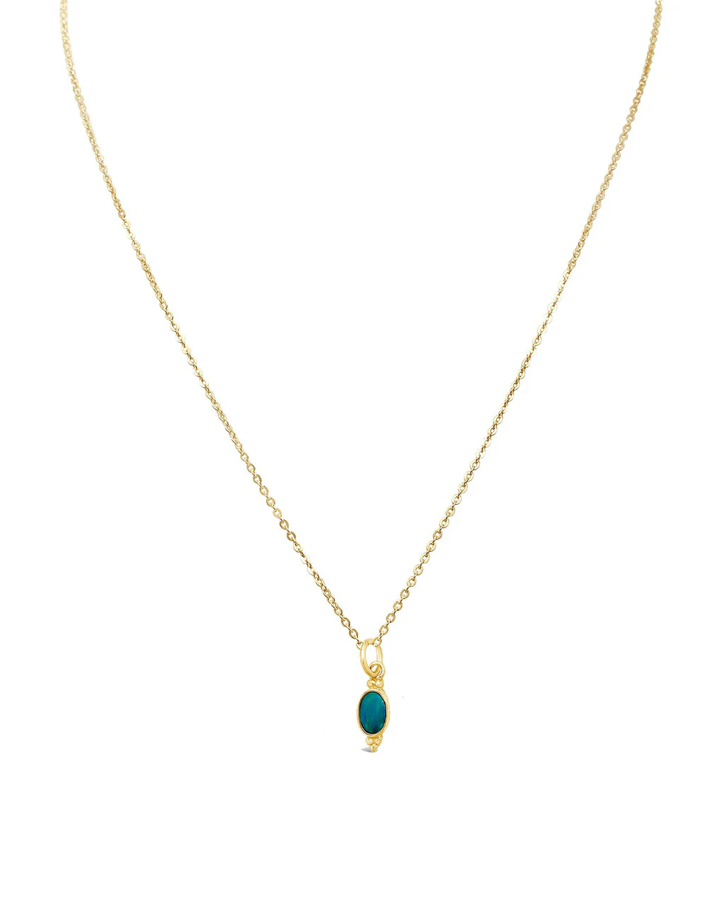 Opal Trio Gold Necklace - OP5204G