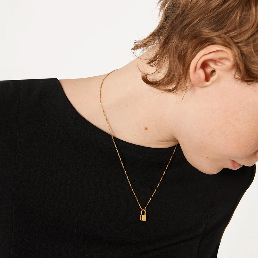 Bond Gold Necklace - CO01-086-U - Image 5
