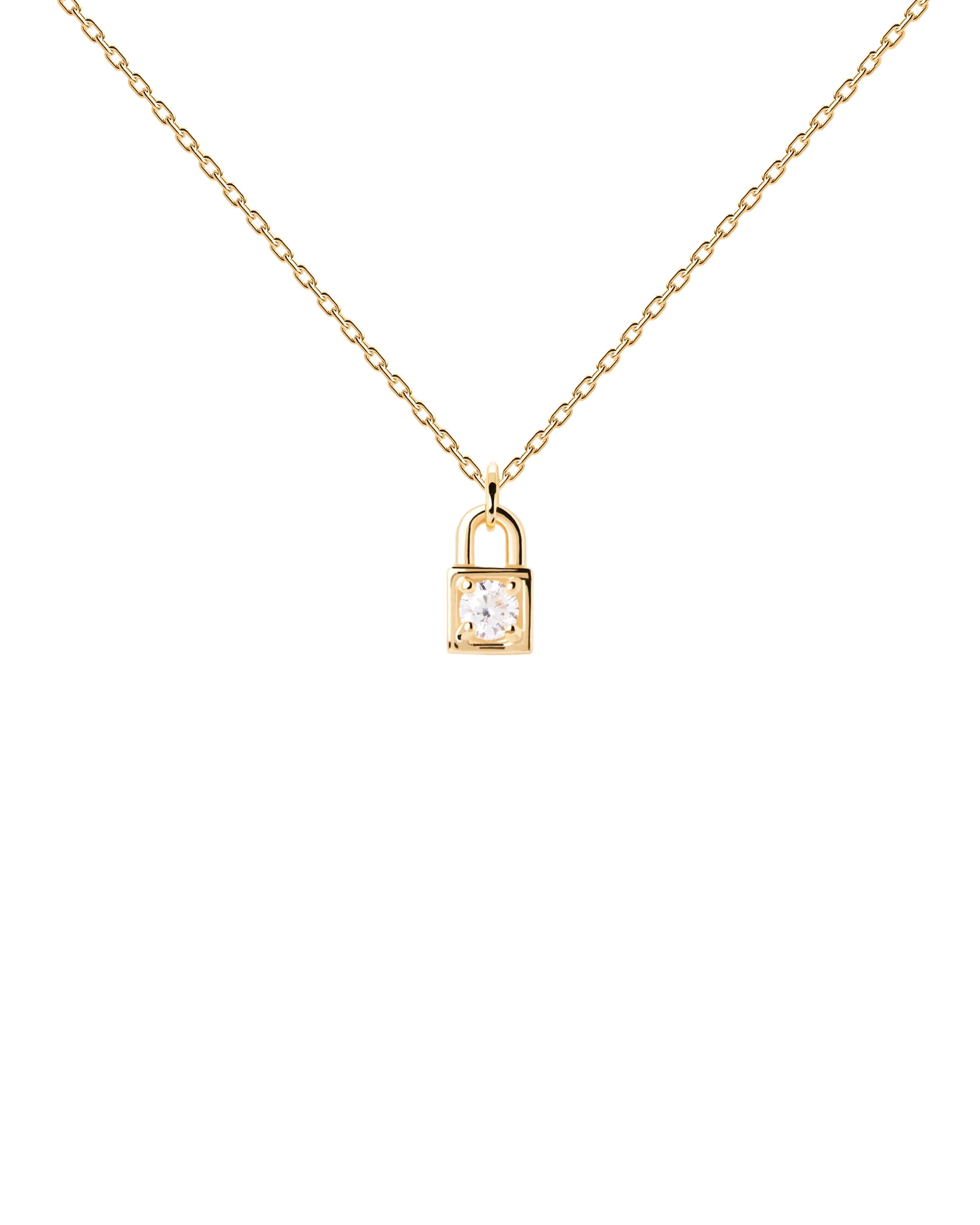 Padlock Gold Necklace