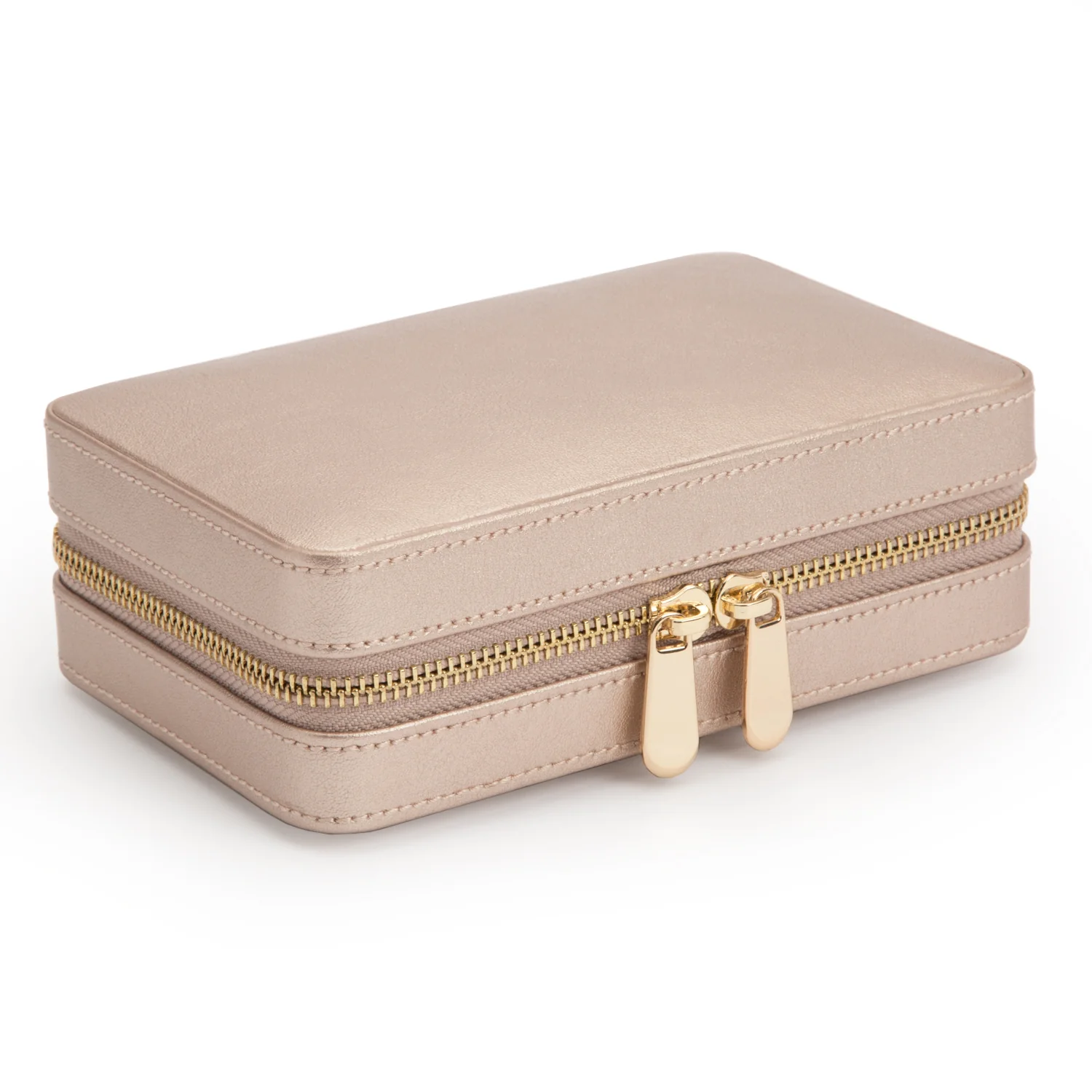 Palermo Zip Jewellery Case Rose Gold - Image 4