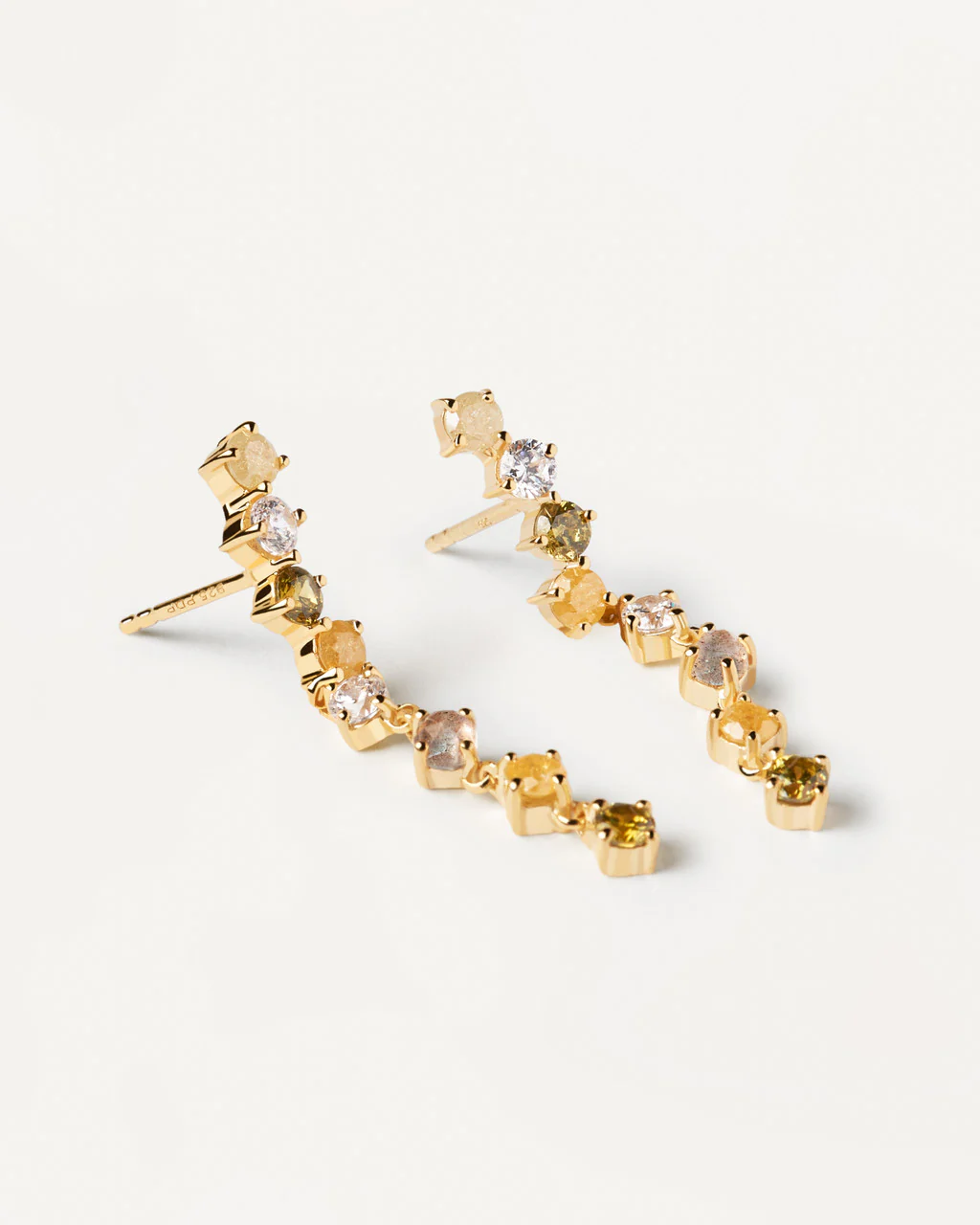 Panorama Gold Earrings - AR01-542-U - Image 2