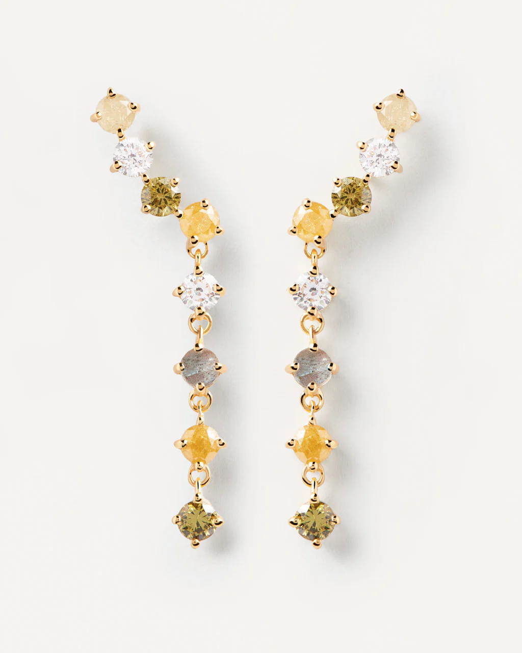 Panorama Gold Earrings - AR01-542-U - Image 4