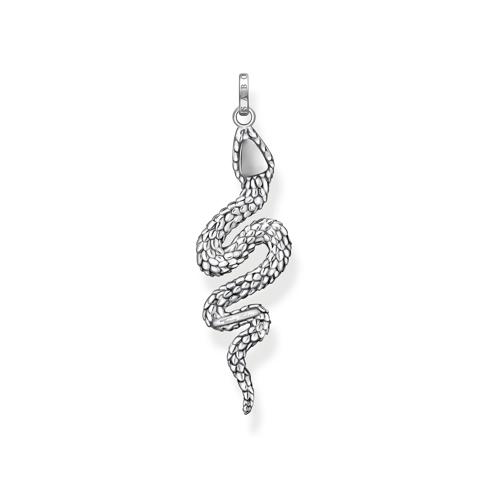 Mens Pendant Blackened Snake - Image 2