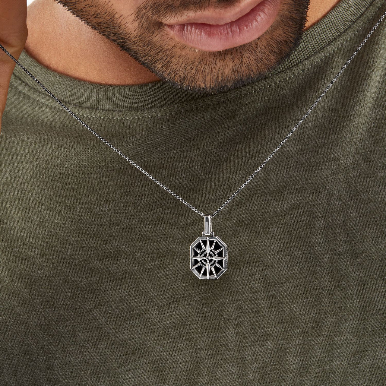 Pendant Compass Silver -  PE911-641-11 - Image 3
