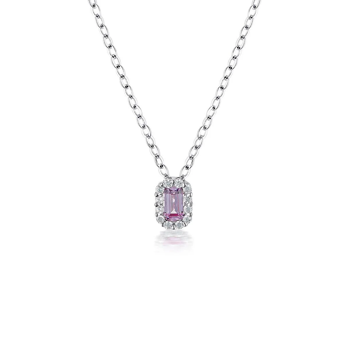 Pink Sapphire Paris Pendant - IP752P