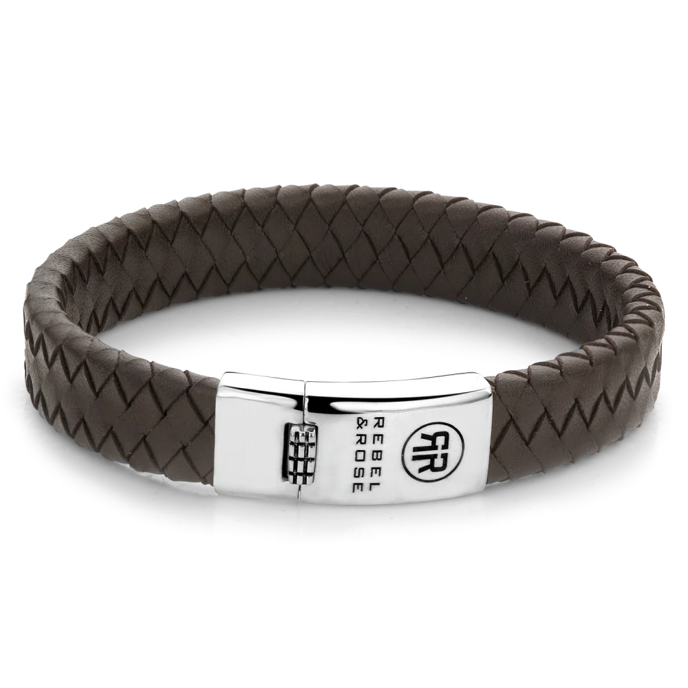 Rebel and Rose Braided Flat 925 Earth Bracelet