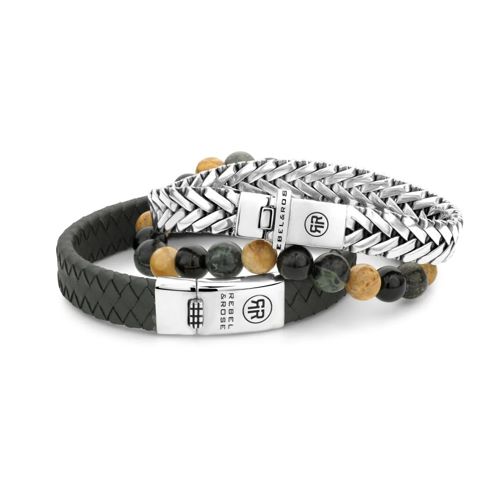 Rebel and Rose Braided Flat 925 Ranger Bracelet - Image 3