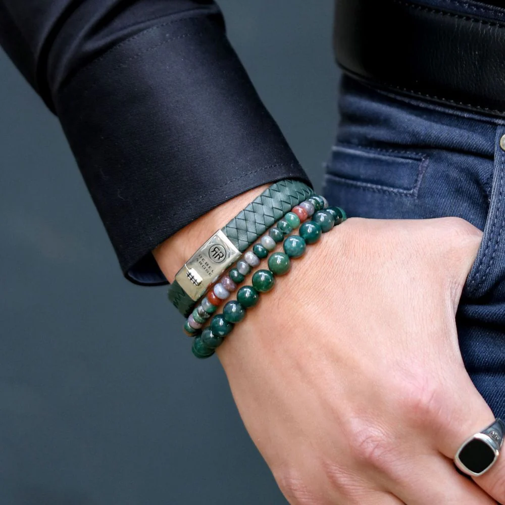 Rebel and Rose Braided Flat 925 Ranger Bracelet - Image 4