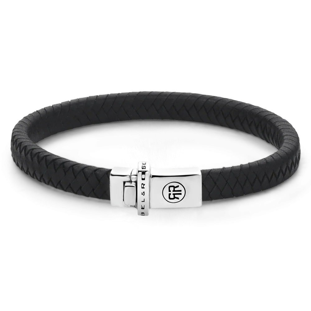 Rebel and Rose Small Braided Black Bracelet