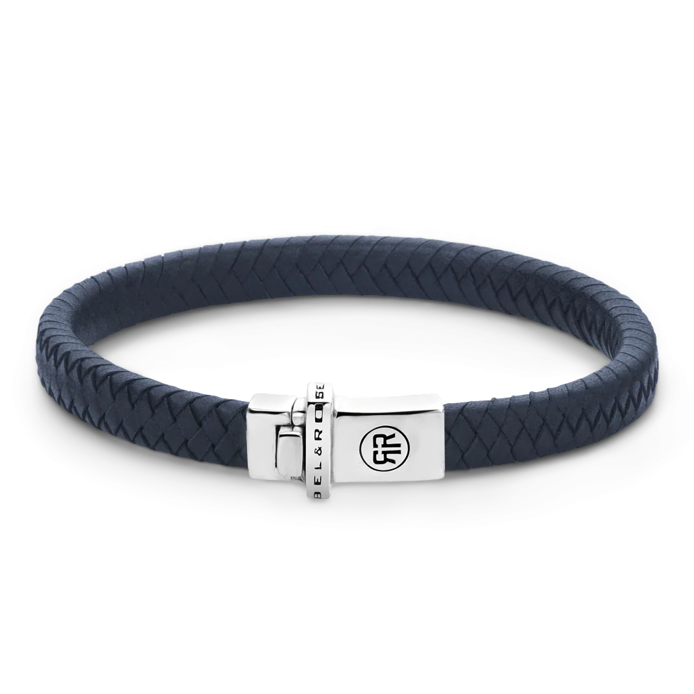 Rebel and Rose Small Braided Navy Bracelet