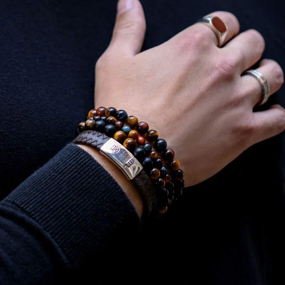 Rebel and Rose Who's afraid of the Tiger Vintage 6mm Bracelet - Image 2