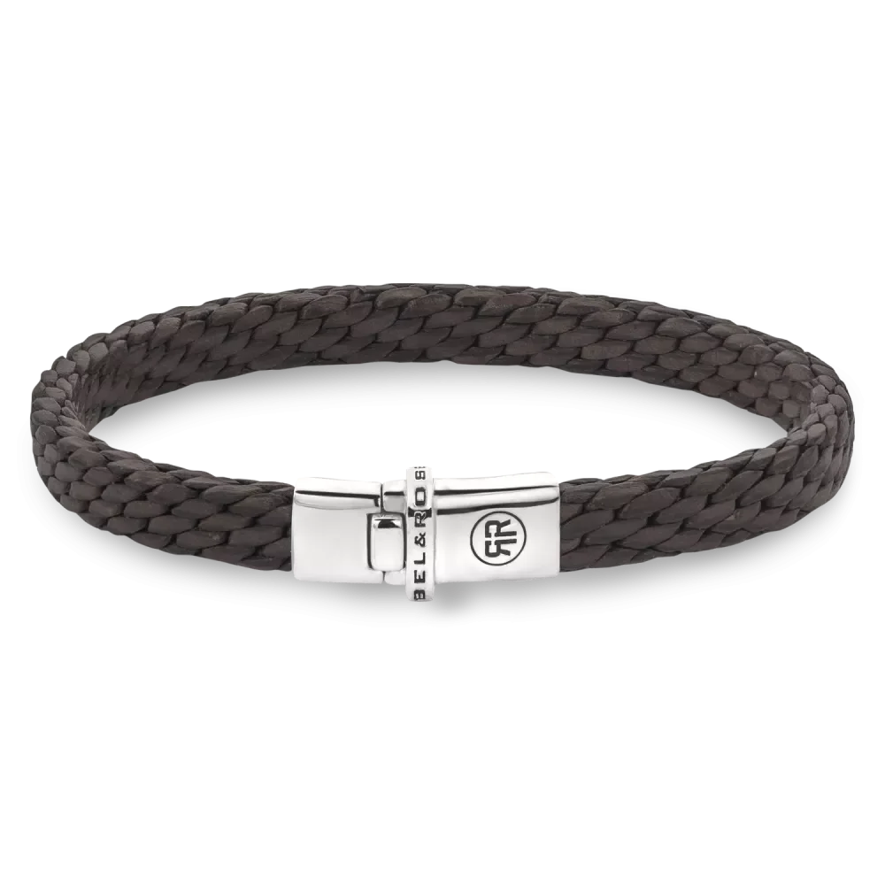 Rebel and Rose Woven Small Brown Bracelet