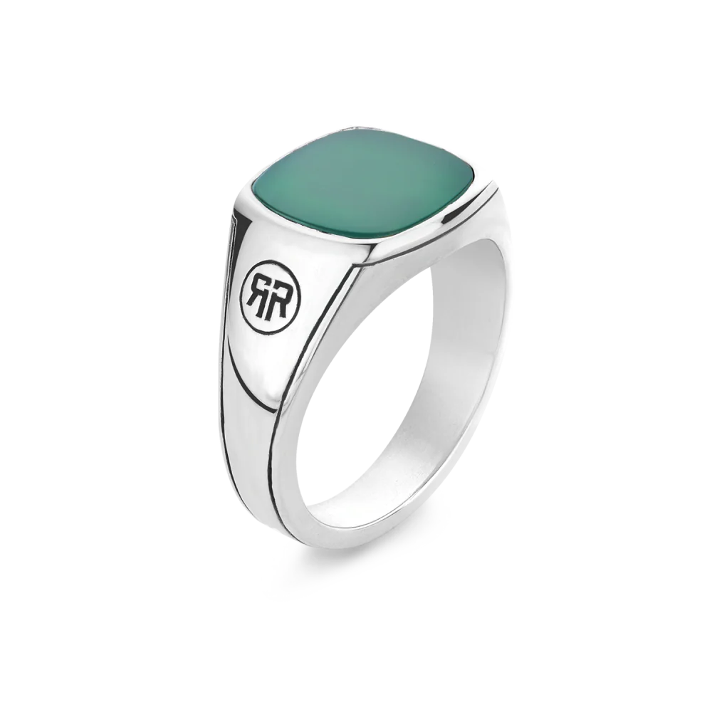Rebel and RoseRing Square Green Jade - Image 2