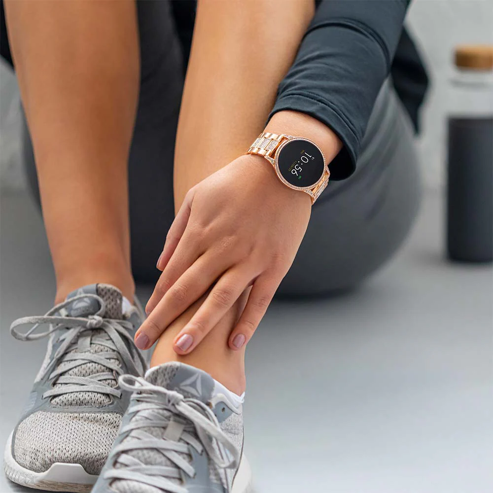 Reflex Active RA04-4014 Rose Gold Link Crystal Smart Watch - Image 5