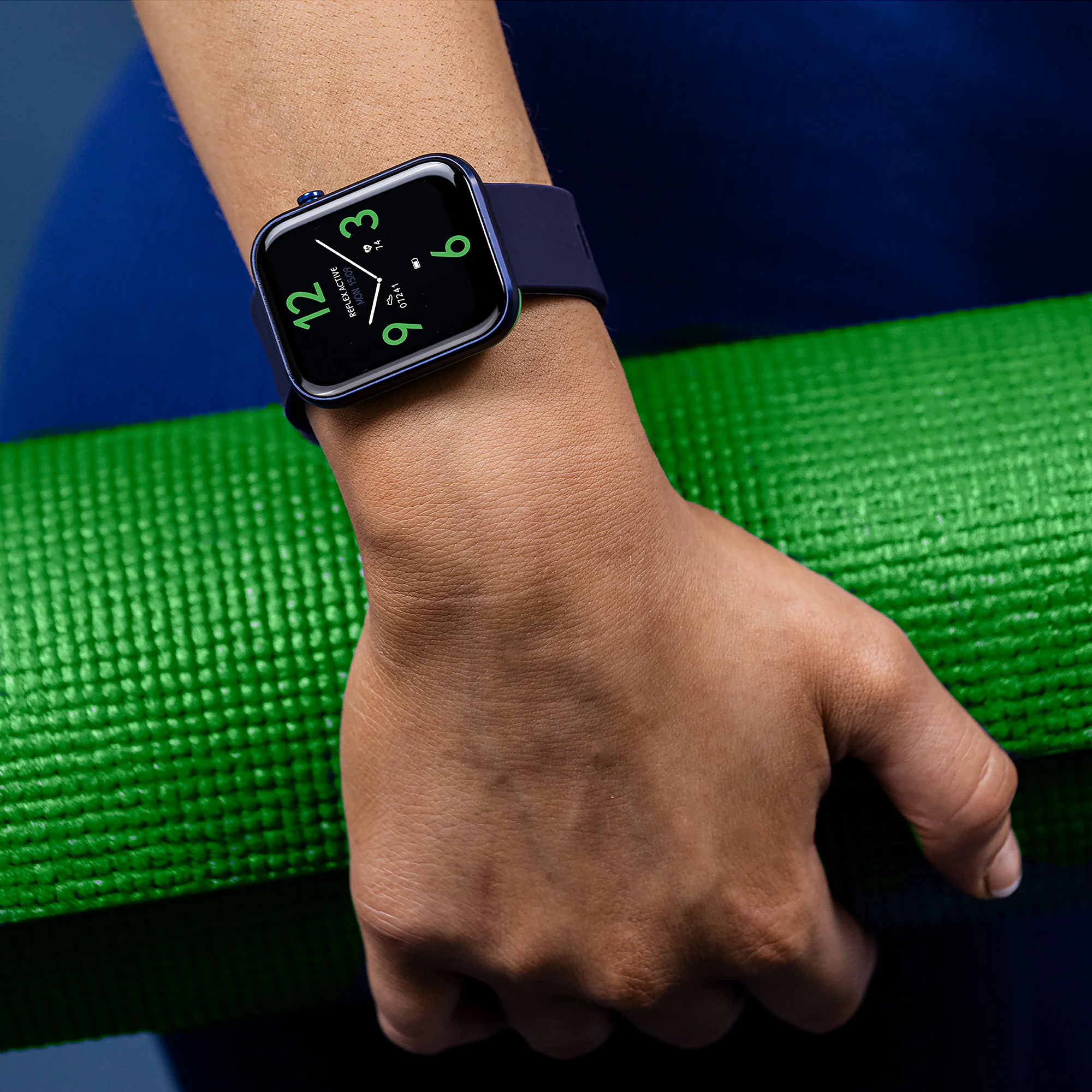 Reflex Active Series 12 Navy Silicone Smartwatch - Image 6
