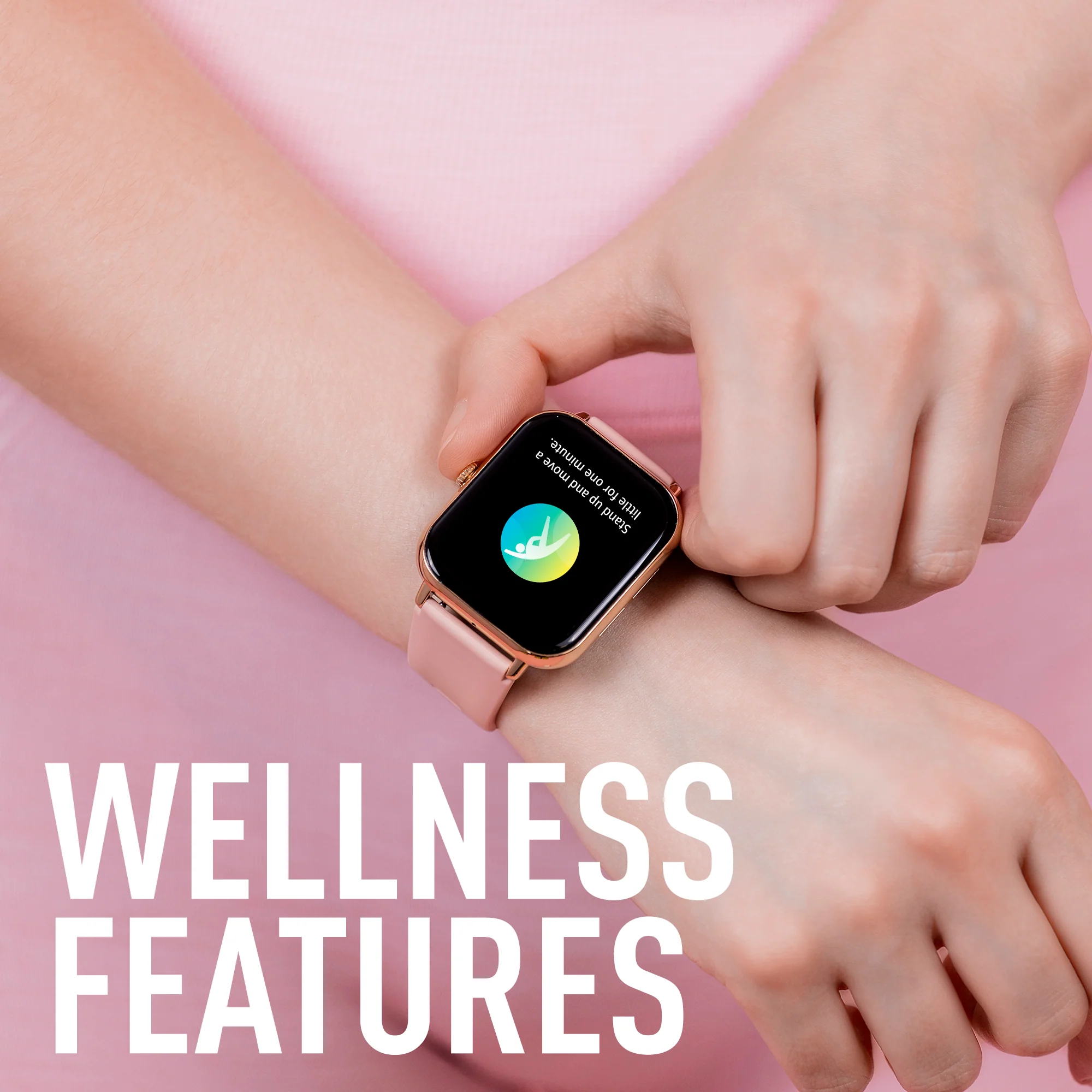 Reflex Active Series 23 Rose Case & Pink Silicone Strap - Image 4