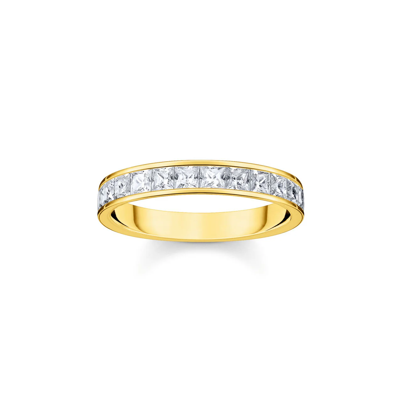 Ring White Stones Gold -  TR2358-414-14