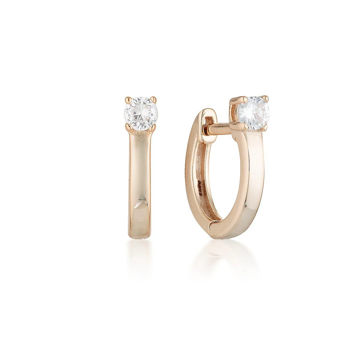 Rose Gold Mia Hoop - IE933RG