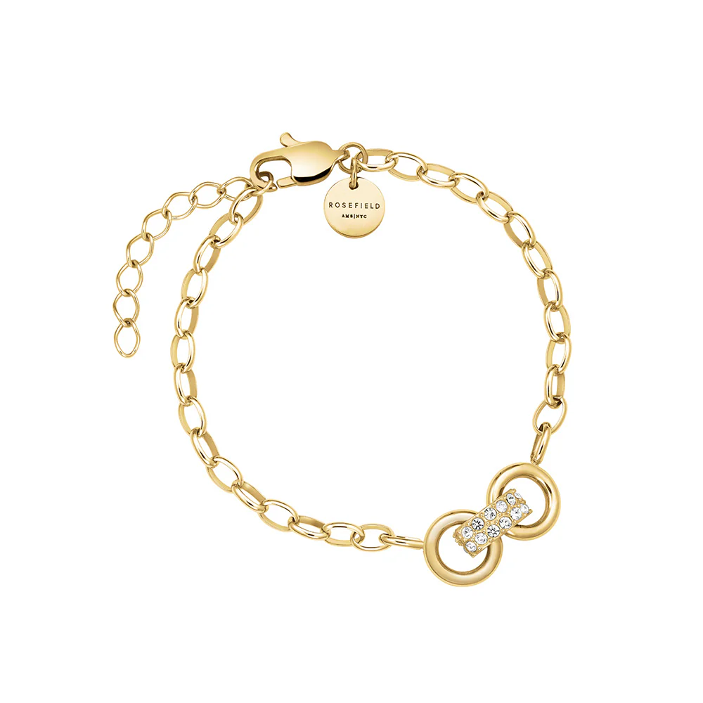 Rosefield Bow Link Studs Bracelet