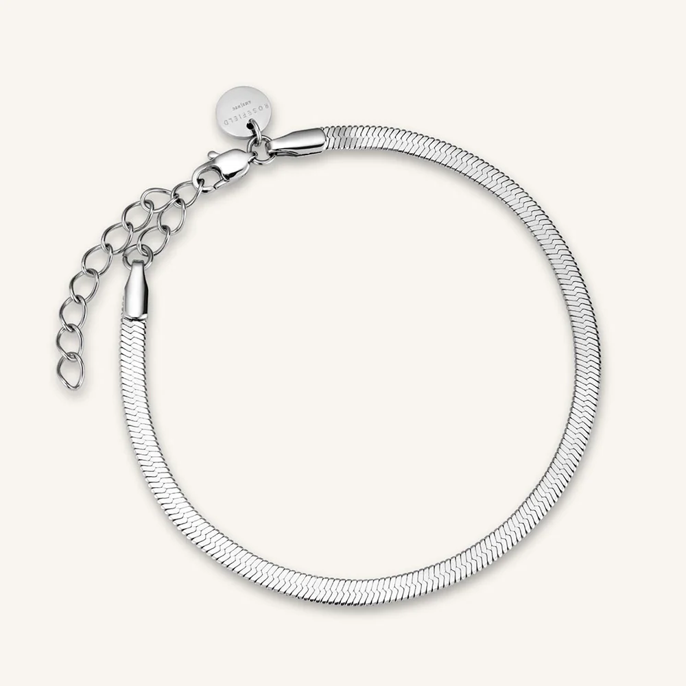 Rosefield Snake Silver Bracelet